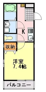 アムールアザレ【1階】の間取り