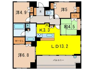 パークホームズ千里佐竹台【2階】の間取り