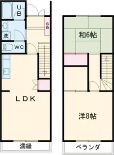 第5錦フルーツコーポ チェリーの間取り