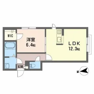 シャーメゾンホワイトリリーII【2階】の間取り