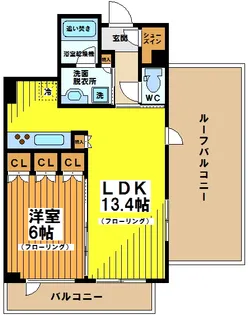 ラグゼガーデン松原【3階】の間取り