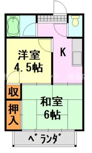YSコートA【1階】の間取り