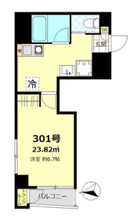 ライオンズマンション渋谷【3階】の間取り