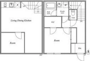 HJ PLACE神楽坂の間取り
