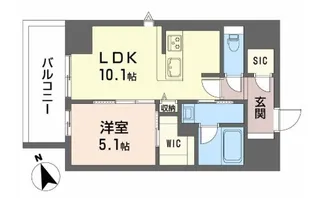 ラヴェール横川A【2階】の間取り