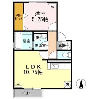 アン アミ【2階】の間取り