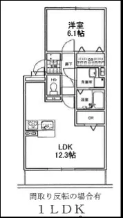 セントレジス【1階】の間取り
