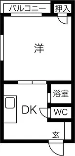 ハイツコスモ21【3階】の間取り