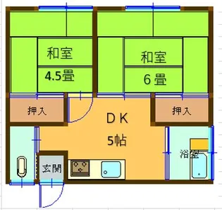 嵐清荘【2階】の間取り
