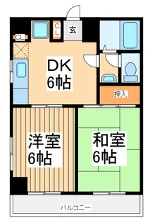 パインクレスト調布【2階】の間取り