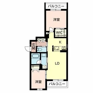 シャーメゾン トトローズ【2階】の間取り