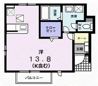 ブリアント・ベル【1階】の間取り