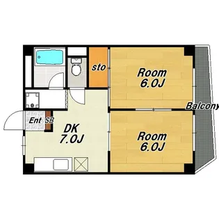 ニューブリード【9階】の間取り