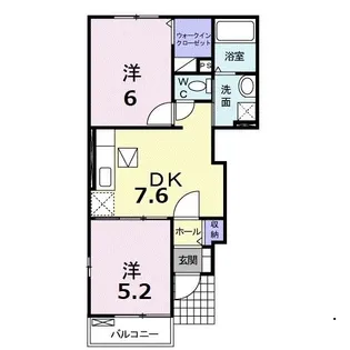 アーバンプレイス II【1階】の間取り