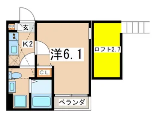 エスポワール横浜山手【2階】の間取り
