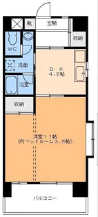 パークハイツ千舟【9階】の間取り