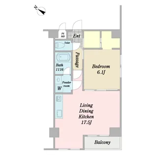 ゼネラル根津【3階】の間取り