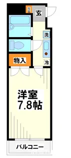 エクレールつつじヶ丘【1階】の間取り