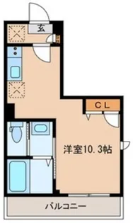 ジェルベーラ【3階】の間取り