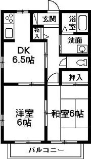 ベルハイツ【2階】の間取り