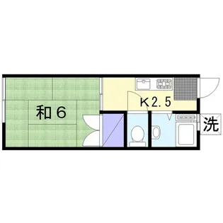 新井ハイツ【2階】の間取り