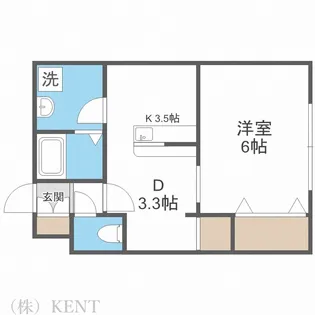 HS発寒南【3階】の間取り