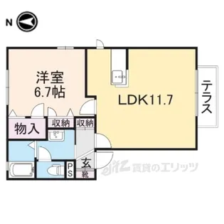 ルーチェ・ベガA【1階】の間取り
