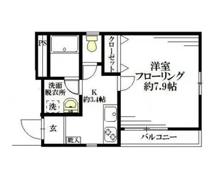 山の手一番館【1階】の間取り