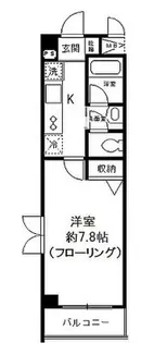 クレスト高島平【3階】の間取り