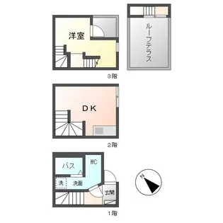 グリュック鳴海【3階】の間取り