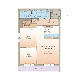 エスポワール藤の木【2階】の間取り