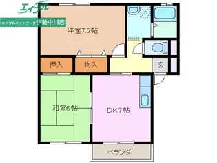 ウィステリア【1階】の間取り