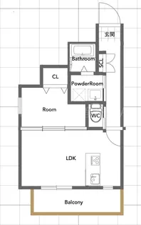 宮崎ミッドタウンツインタワーマハロ【6階】の間取り