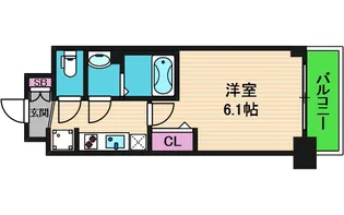 プレサンス難波マジョリティ【2階】の間取り