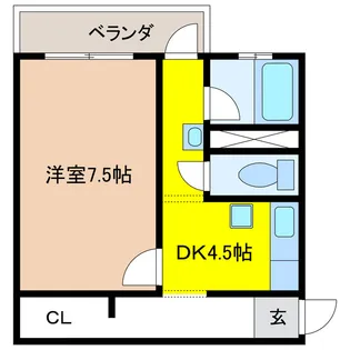 タリーズ【2階】の間取り