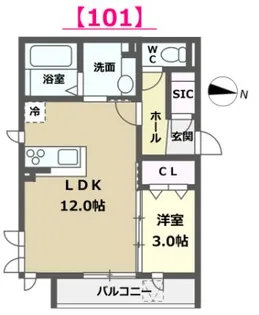 verjus(ヴェルジュ)【1階】の間取り