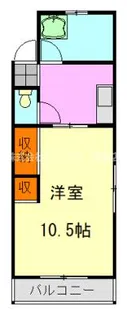 レジデンシア本千葉【3階】の間取り
