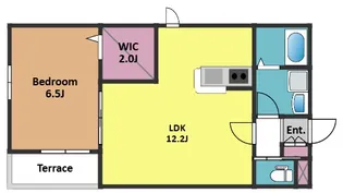 フローレンス【1階】の間取り