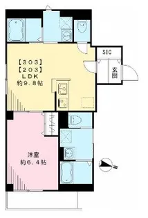 エアフォルク【3階】の間取り