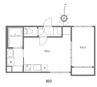 イルレガーロ北小岩【3階】の間取り