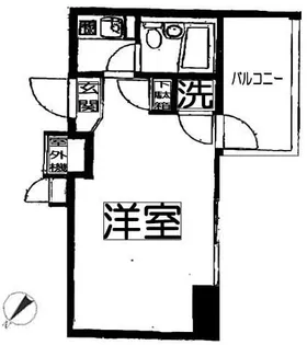 マイキャッスル渋谷JP【8階】の間取り
