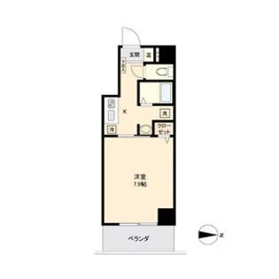アーバンフラッツ伏見【11階】の間取り