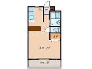 コスモ高千穂【6階】の間取り