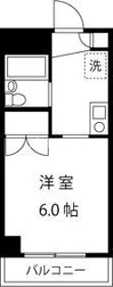 シティーコート南青山【1階】の間取り