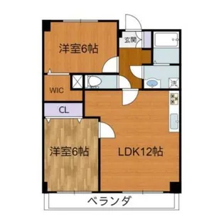 メルヴェーユ【1階】の間取り