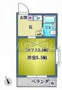 グリーンコーポ鷺ノ宮【2階】の間取り