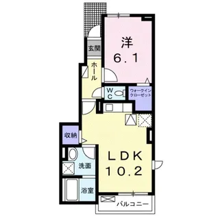 サンハウスII【1階】の間取り