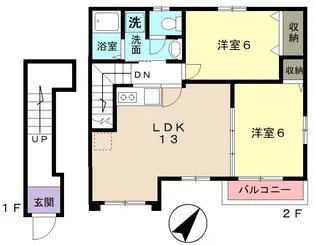 パルカーサ【2階】の間取り
