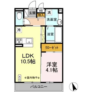 シグネイチャー 03 綱島【2階】の間取り