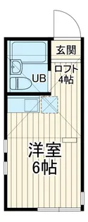 ユナイト本牧トレドの杜【1階】の間取り